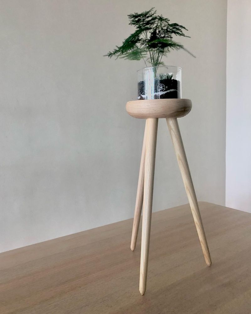 Modern Geometric Plant Stand