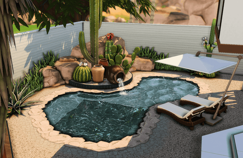 Modern Geometric Pool