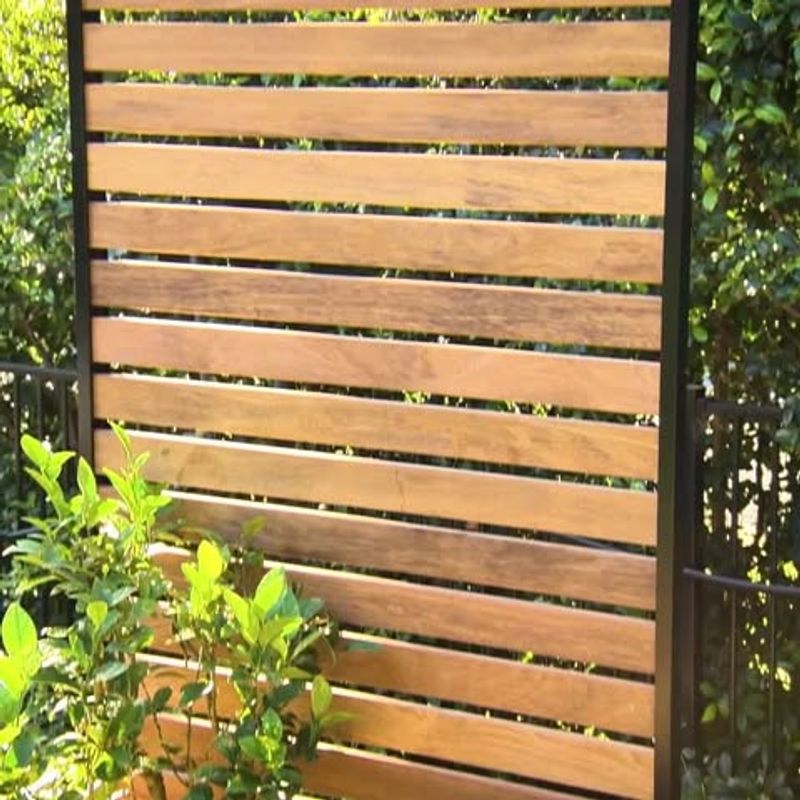 Natural Wood Screen