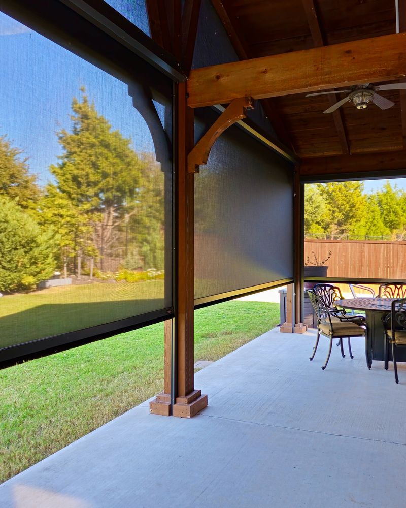 Outdoor Privacy Blinds