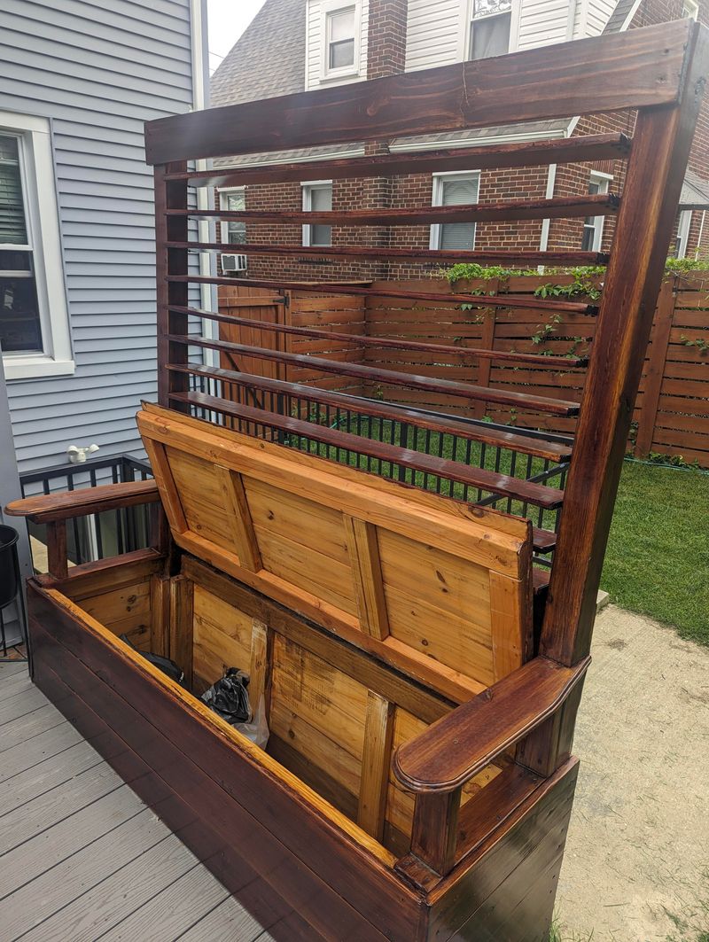 Outdoor Storage Bench