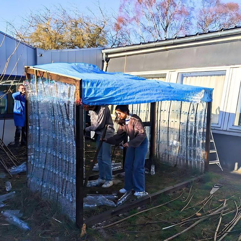 Plastic Bottle Cap Greenhouse