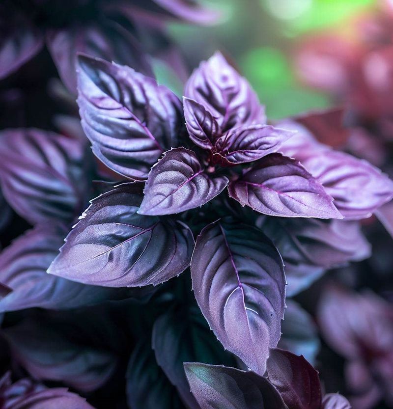 Purple Basil (Ocimum basilicum)