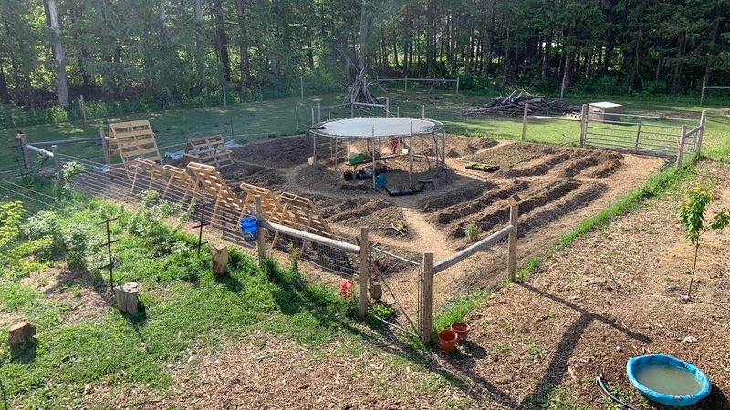 Raised Bed Labyrinth