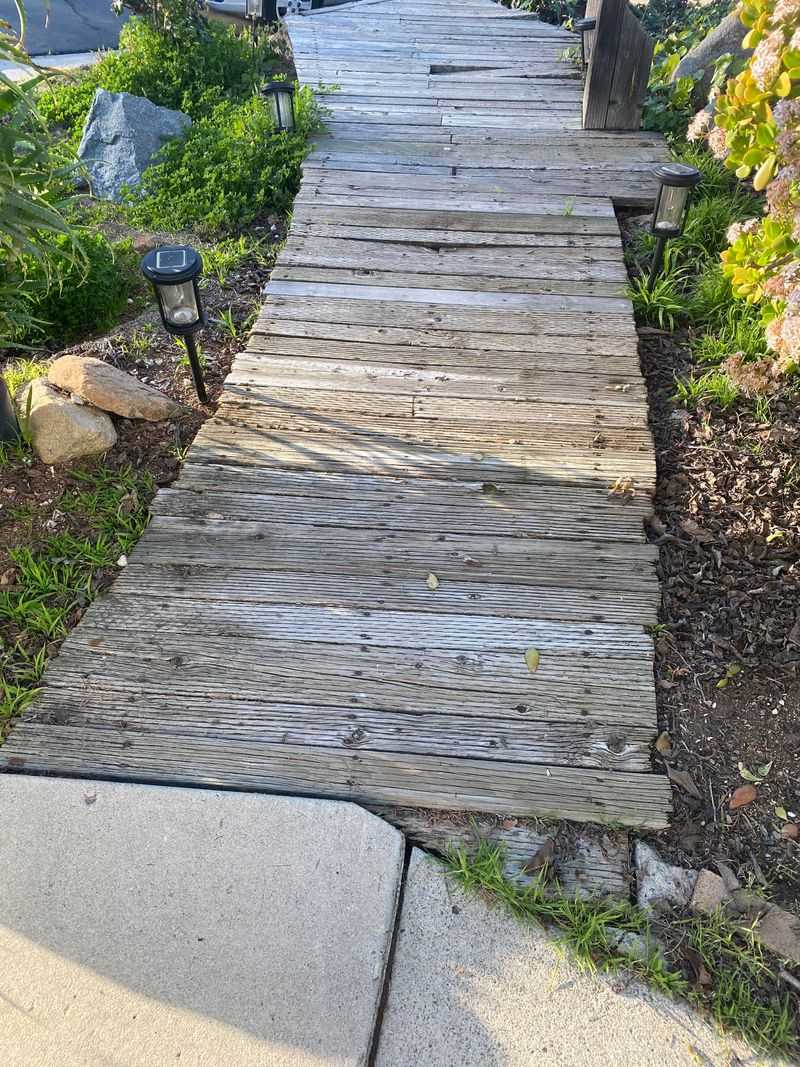 Reclaimed Wood Path