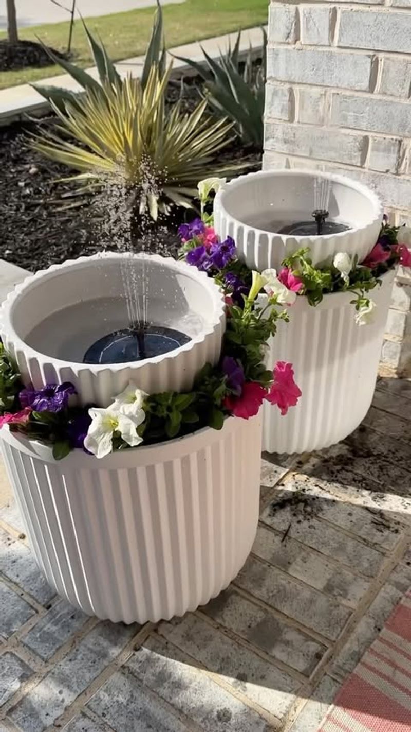 Recycled Glass Fountain