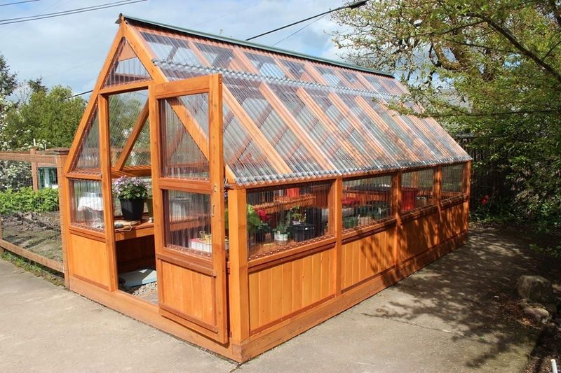 Reed Fence Greenhouse