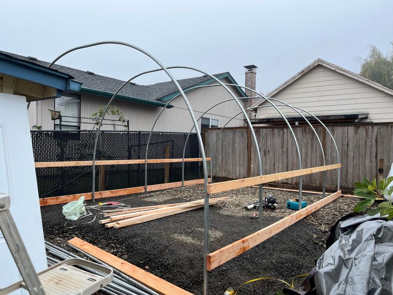 Rope and Tarp Greenhouse