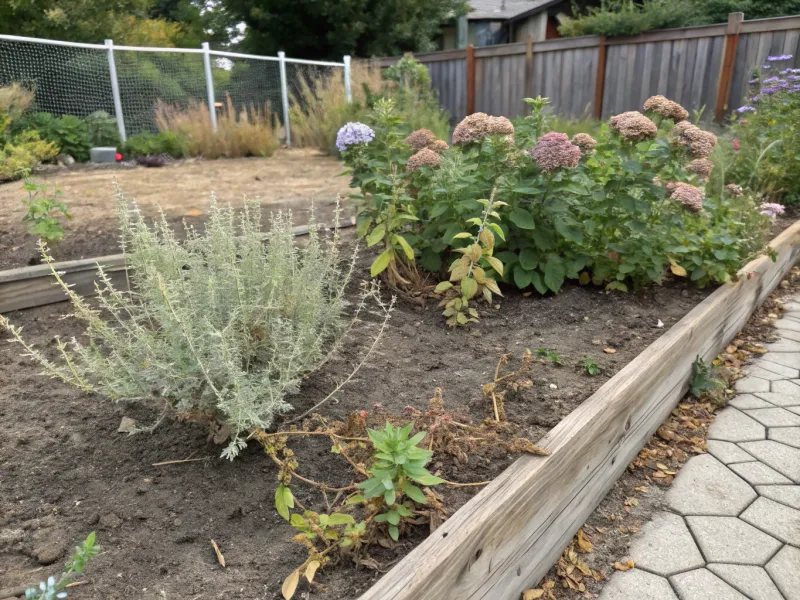 Russian Sage and Hydrangeas