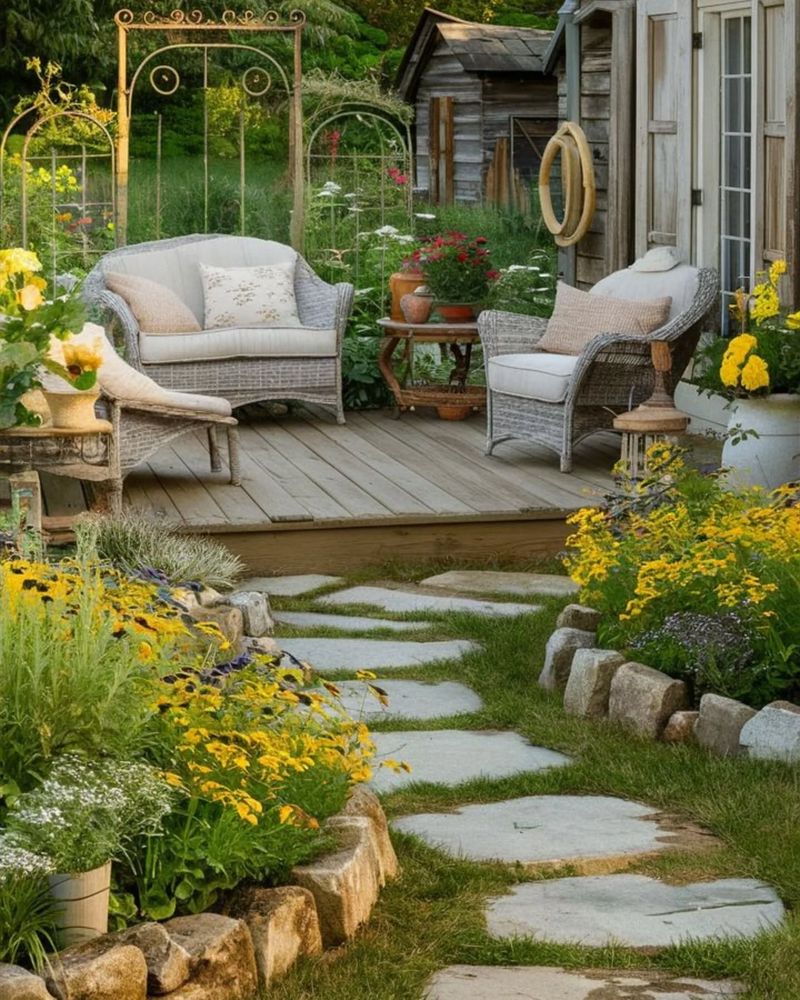 Rustic Farmhouse Garden