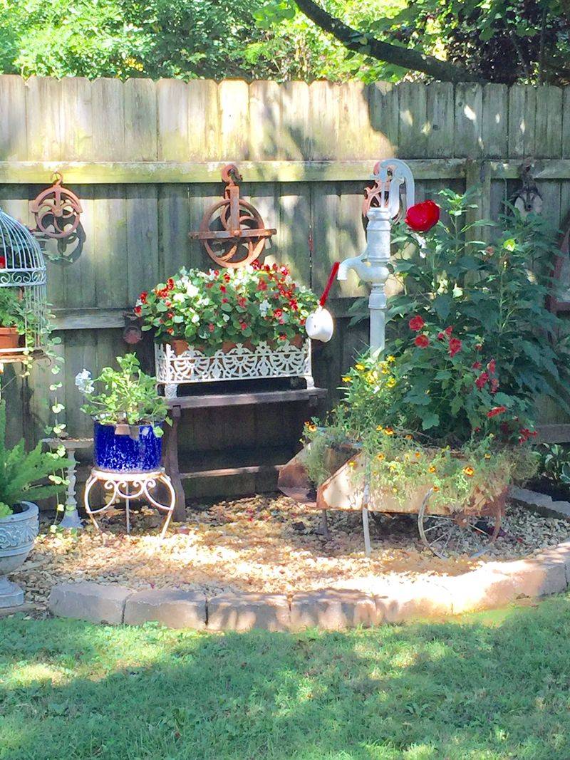 Rustic Garden Art