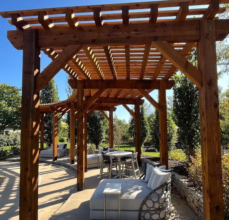 Rustic Wooden Pergola