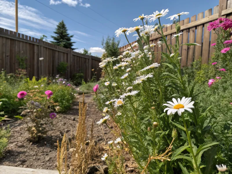 Shasta Daisies and Phlox