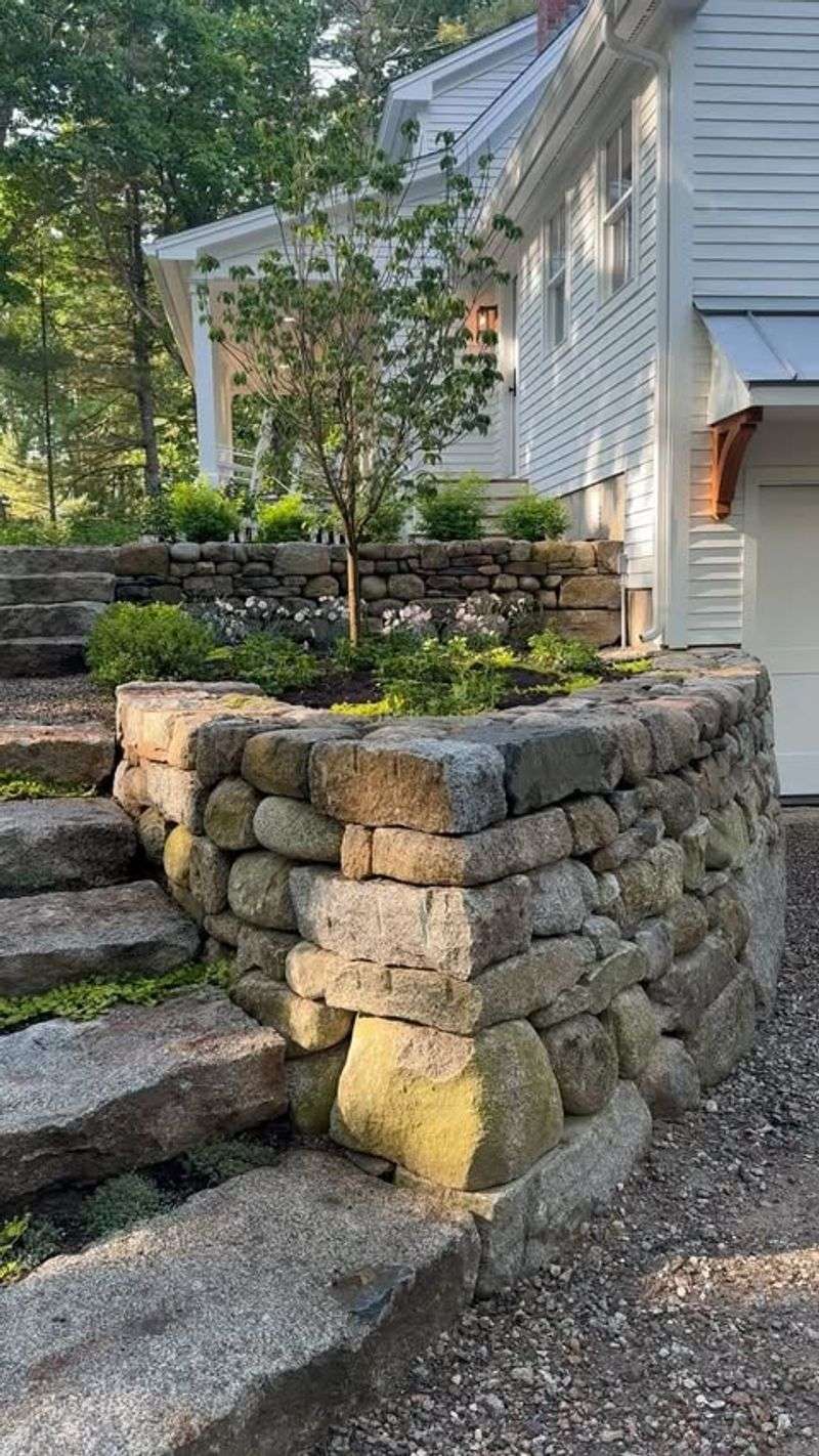 Stone Retaining Wall