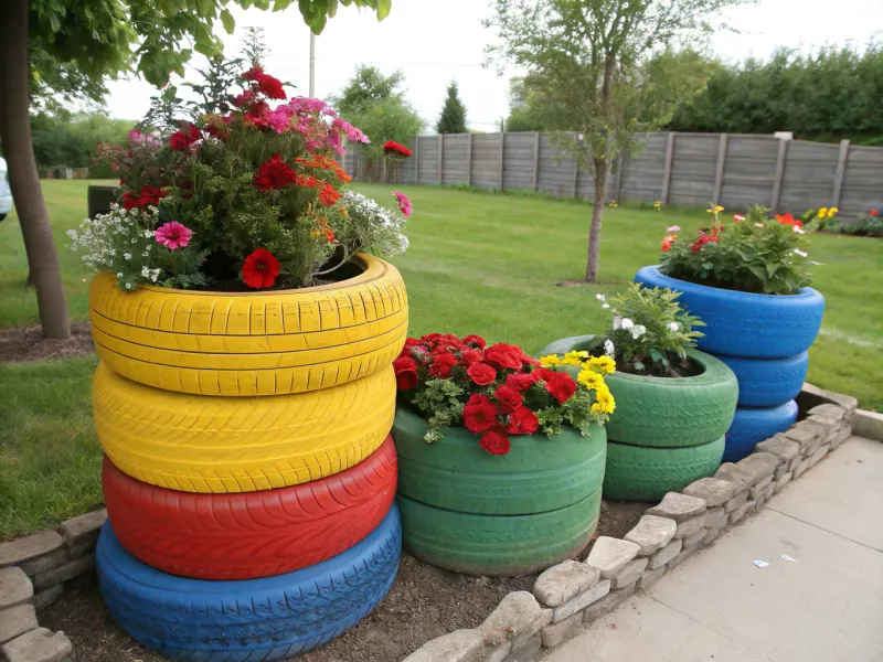 Tire Planters