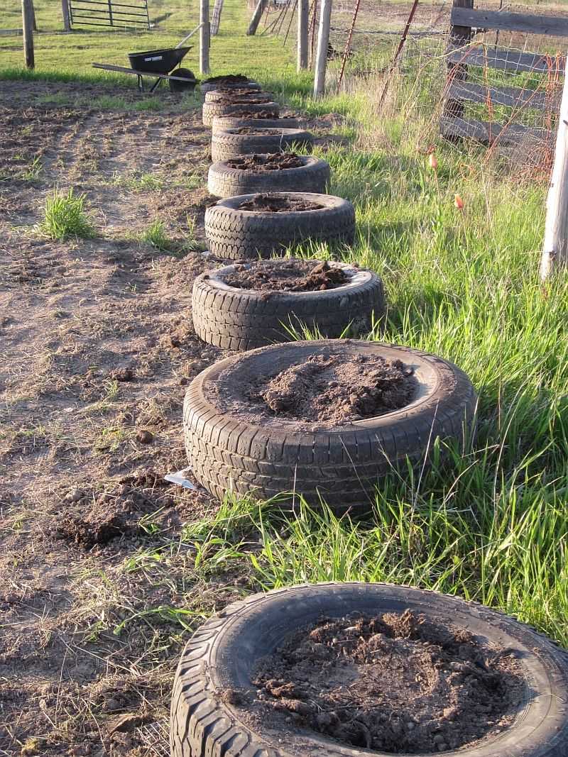 Tire Stack Planting