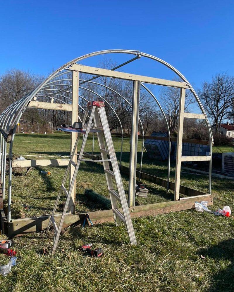 Trampoline Greenhouse