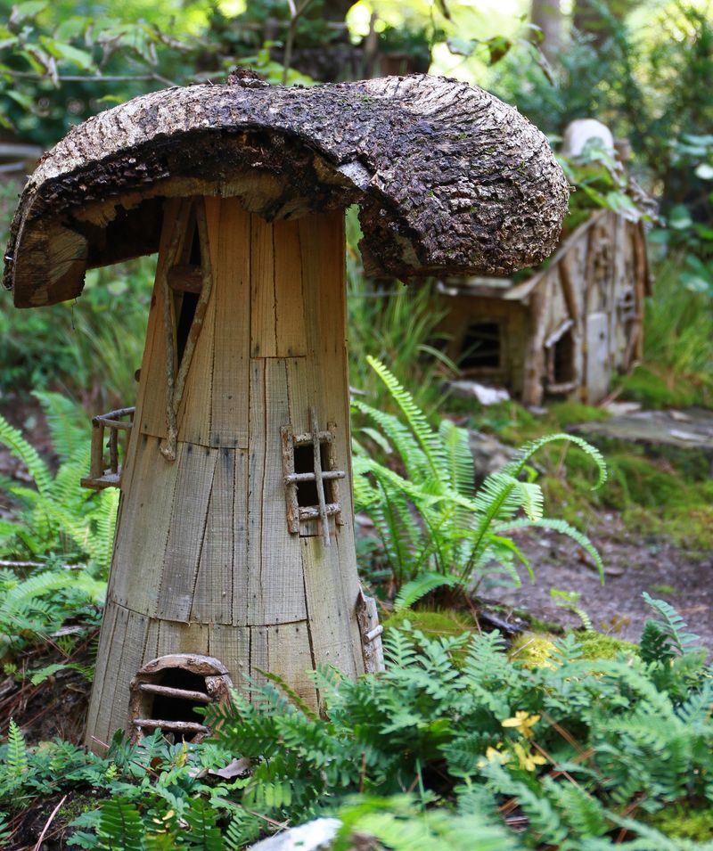 Tree Stump Fairy Garden