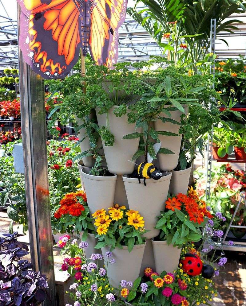 Vertical Flower Towers