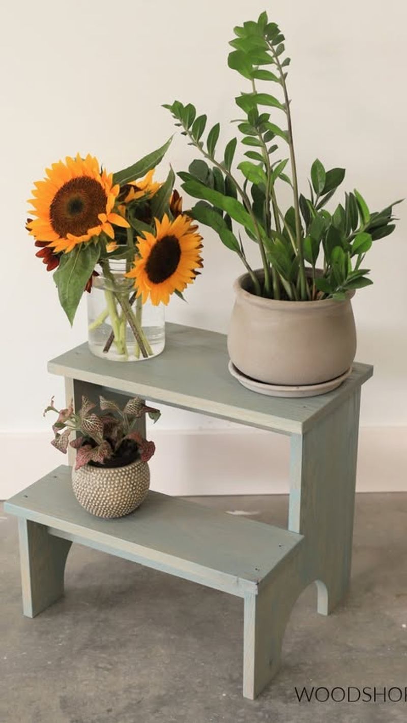 Vintage Chair Plant Stand