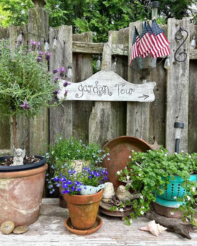 Vintage Garden Signs