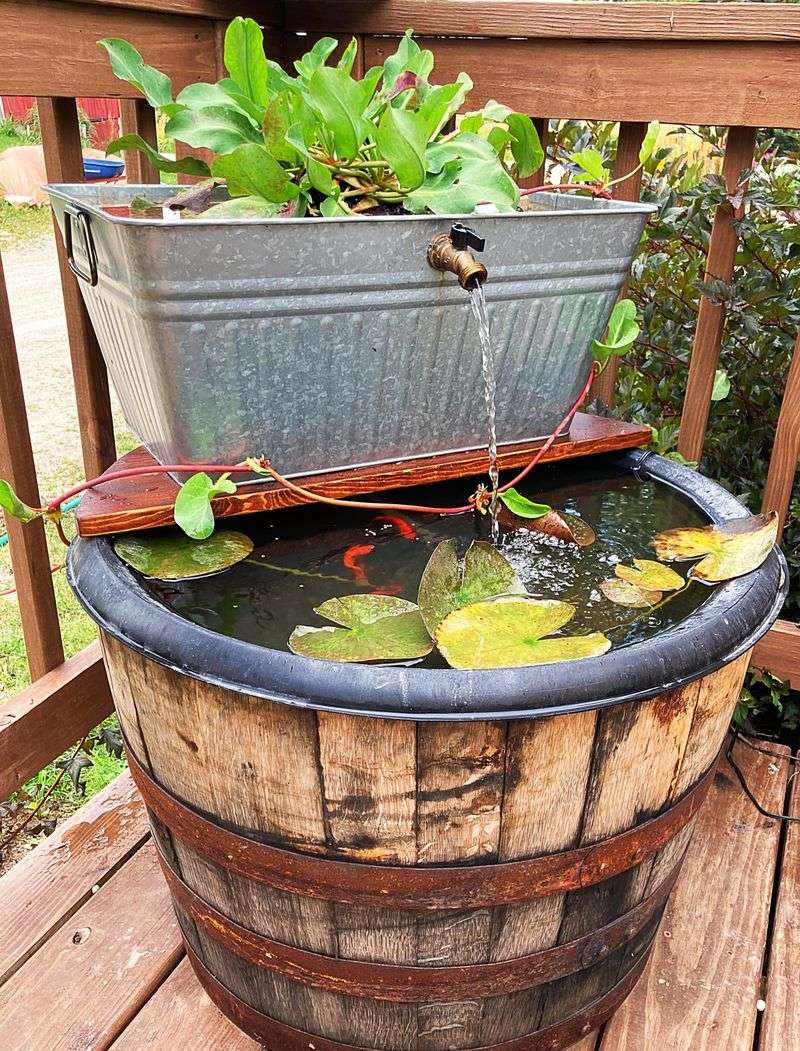 Wooden Barrel Pond