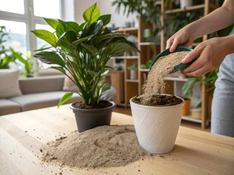 Add Sand to Soil