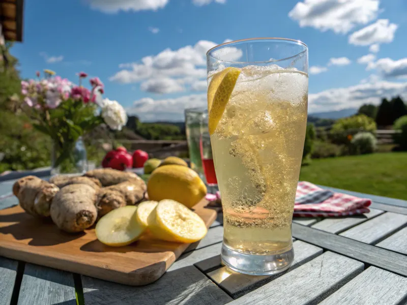 Apple Core Ginger Ale