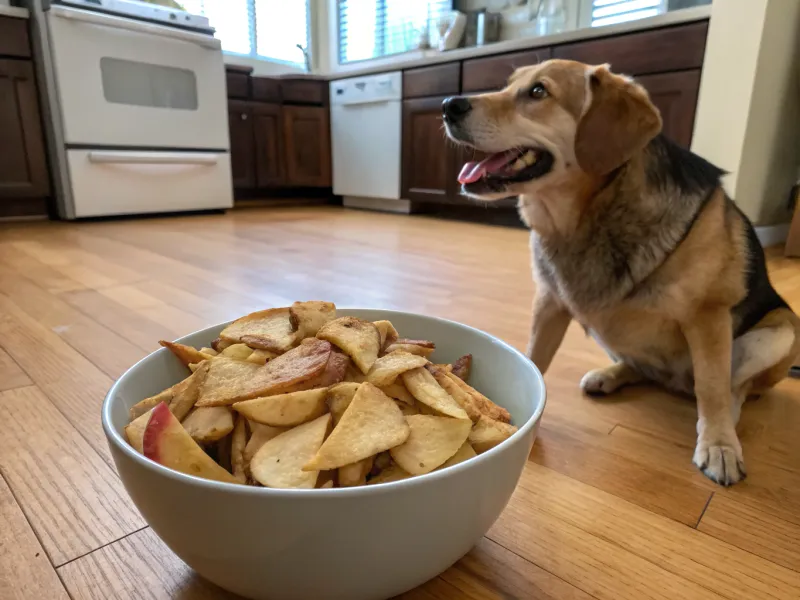 Apple Peel Pet Treats