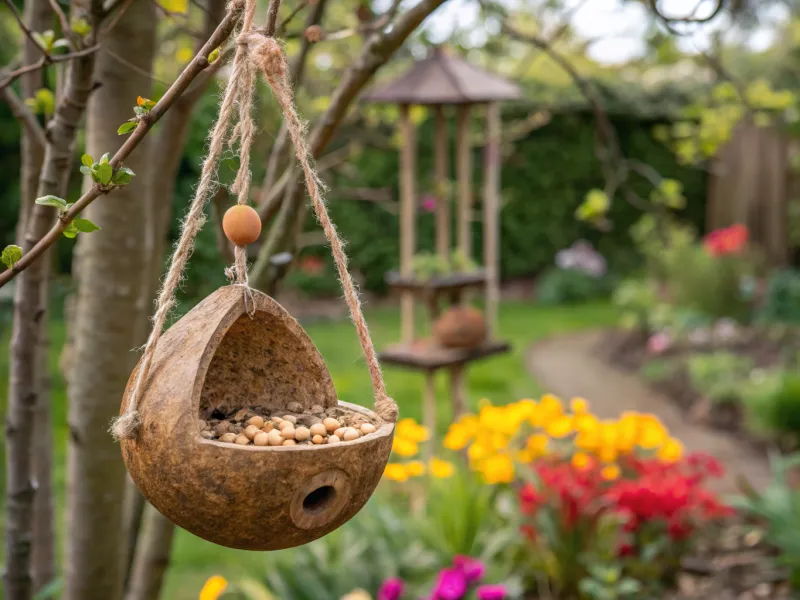 Avocado Pit Bird Feeder