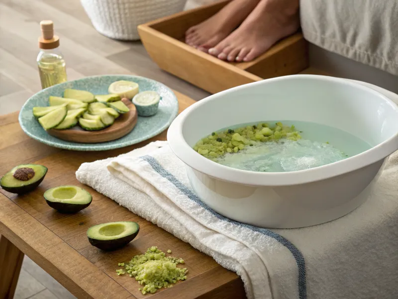 Avocado Pit Foot Spa