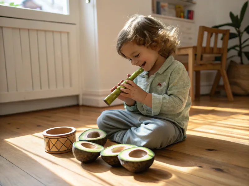 Avocado Pit Musical Instruments