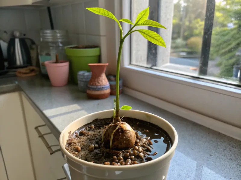 Avocado Pit Plant