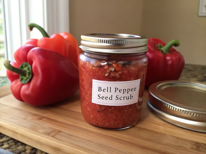 Bell Pepper Seed Scrub