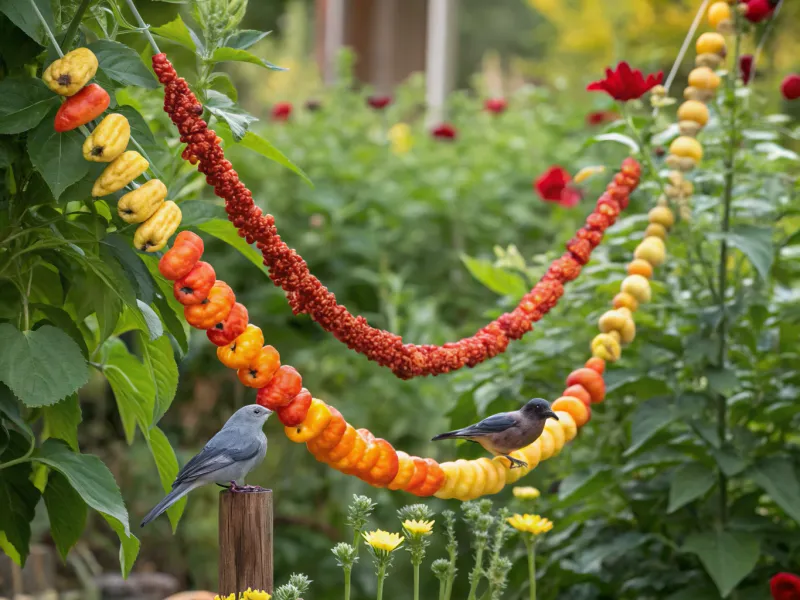 Bird Feeder Garland