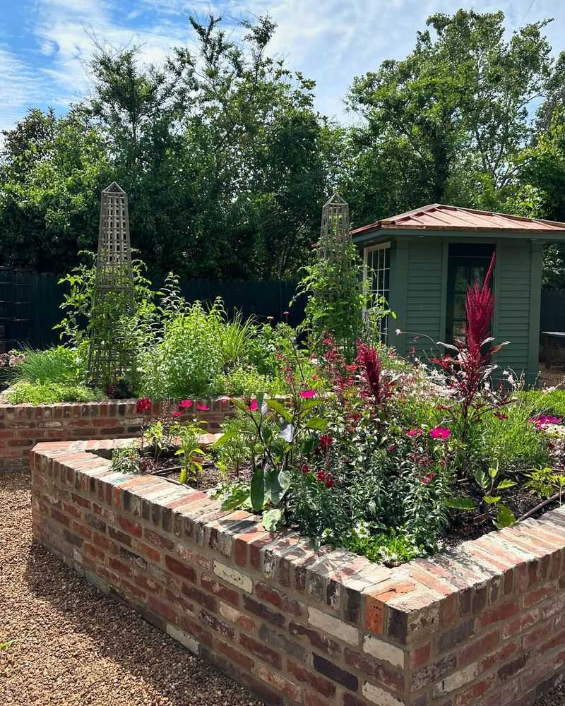 Brick Raised Garden