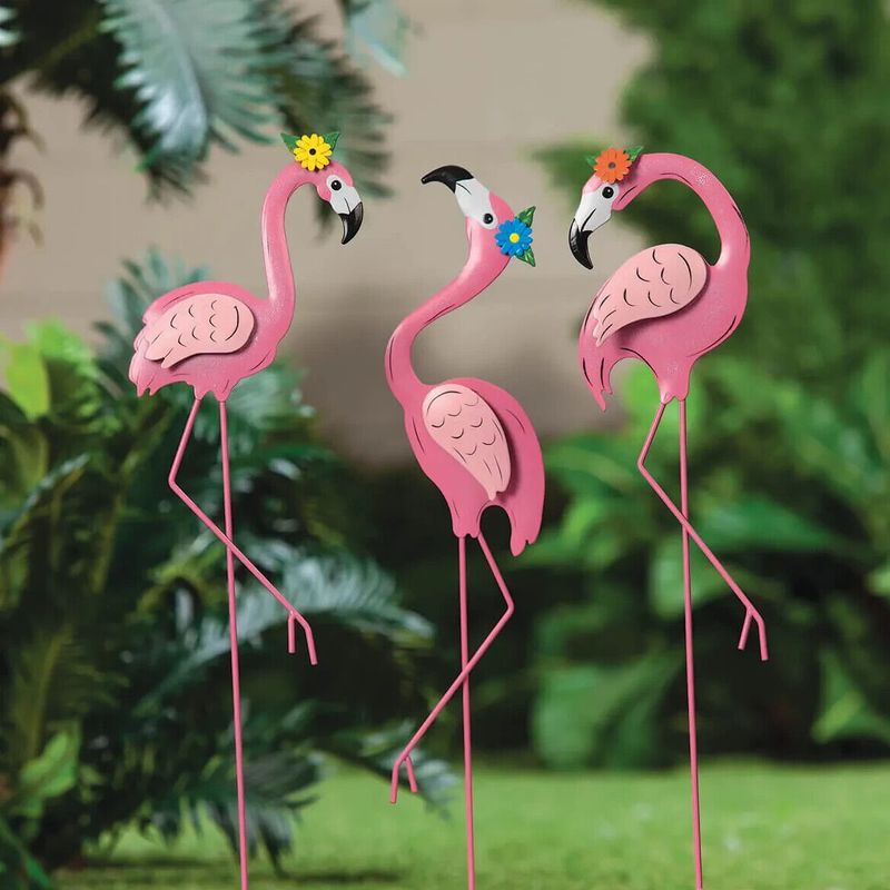 Bright Pink Flamingos