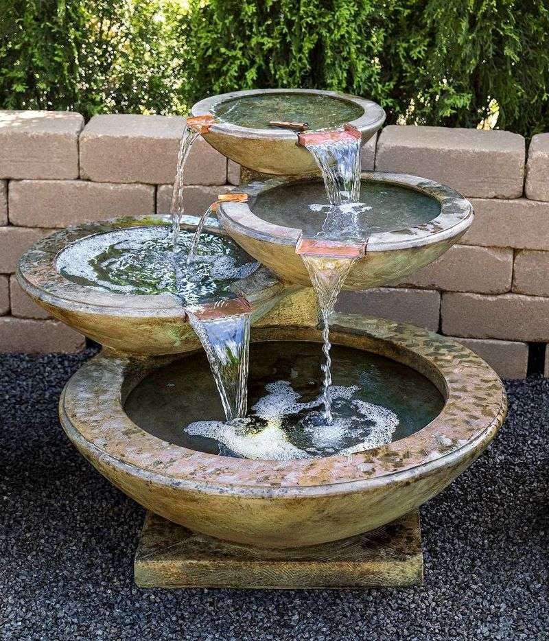 Cascading Water Bowls