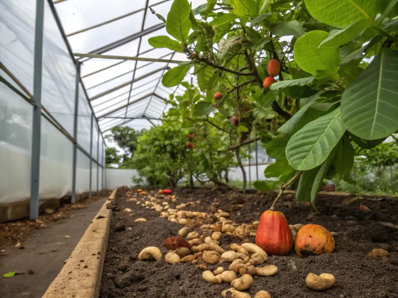 Cashew Fruit Greenhouse Delight