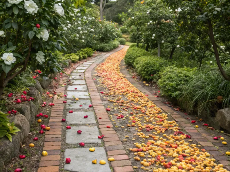 Cashew Fruit Pathway Decor