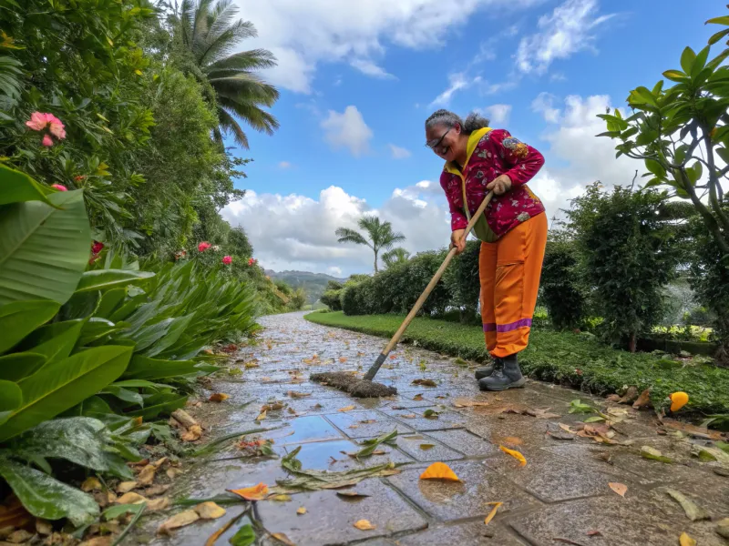 Clean Garden Paths