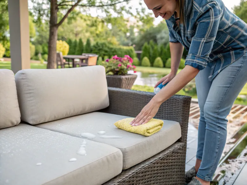 Clean Outdoor Furniture