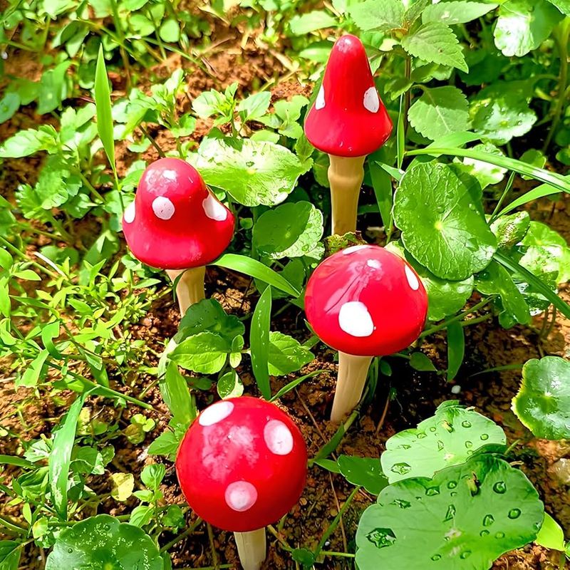 Colorful Ceramic Mushrooms