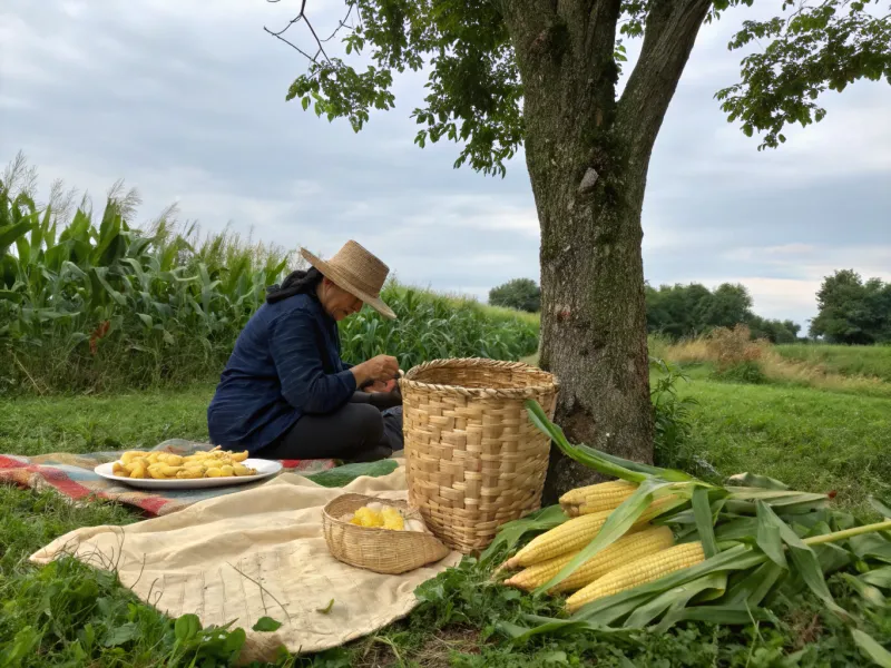 Corn Husk Baskets