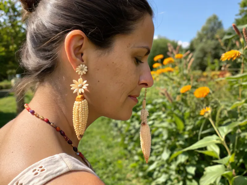 Corn Husk Jewelry