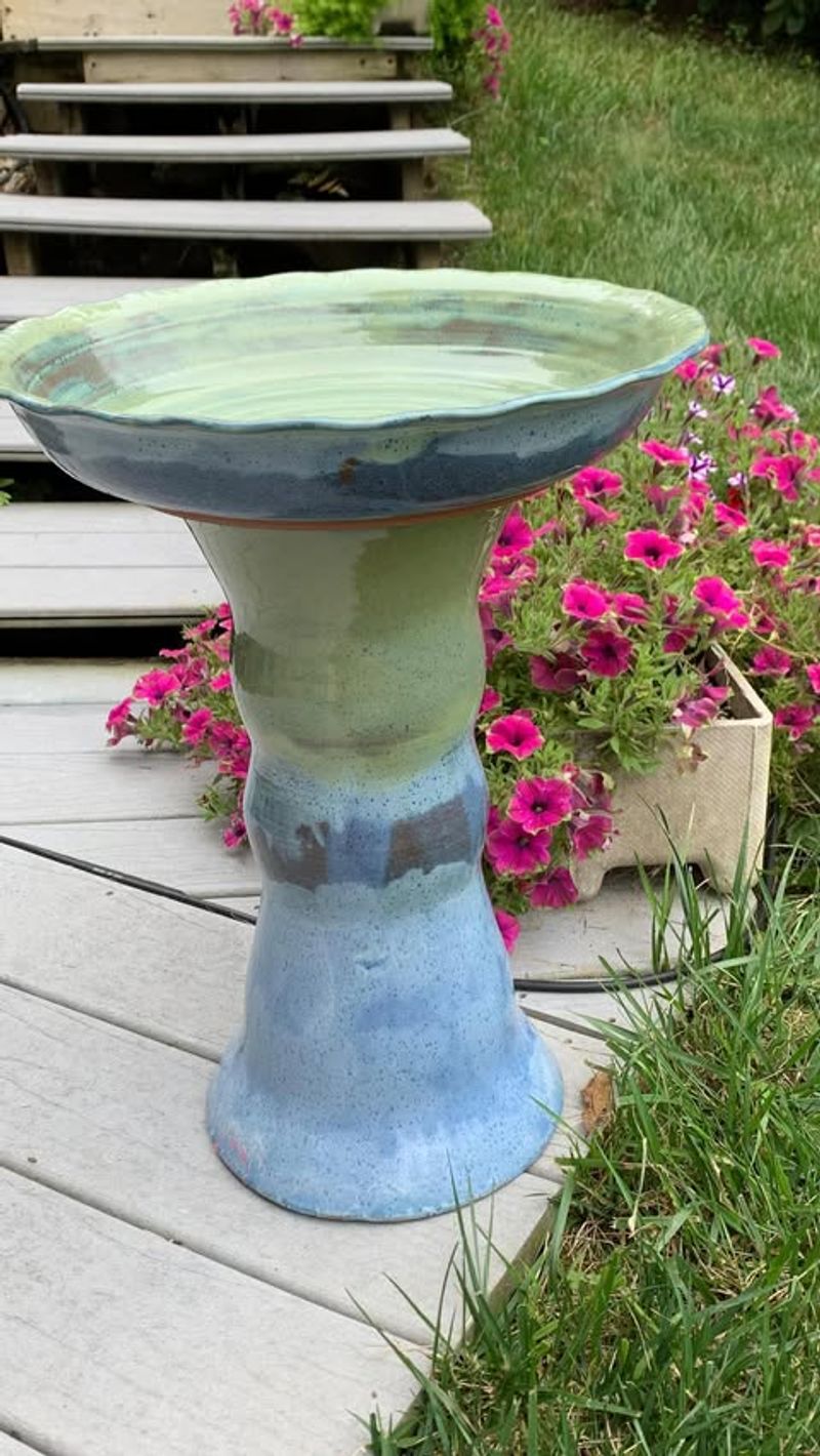 Craft Natural Clay Bird Baths