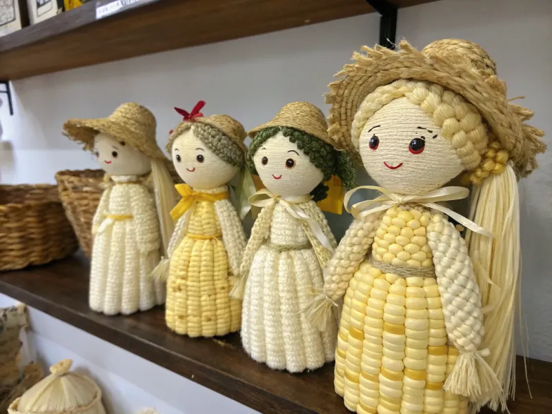 Crafty Corn Silk Dolls