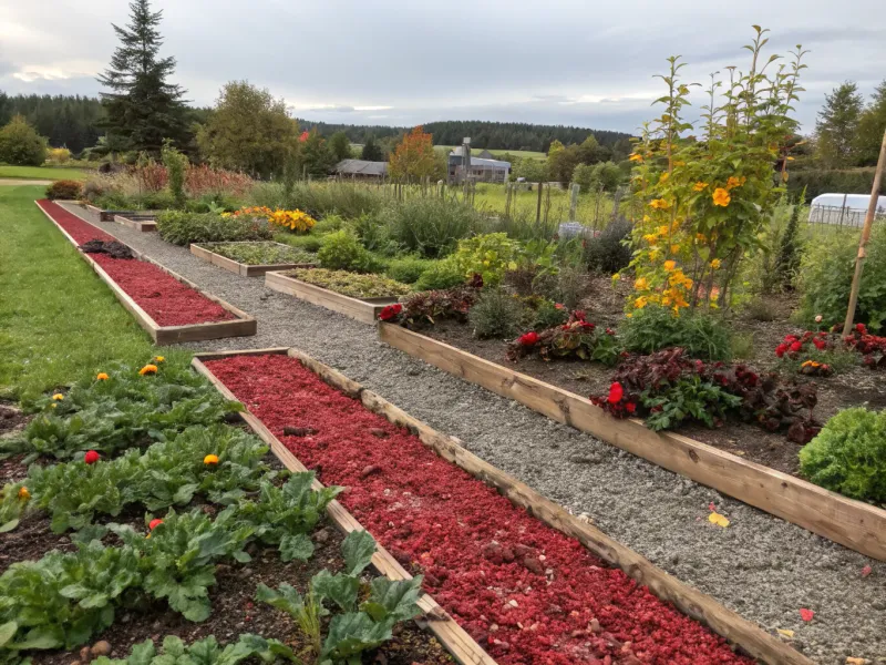 Cranberry Garden Edging