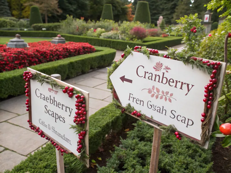 Cranberry Garden Signs