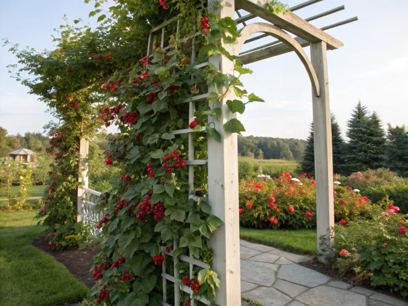 Cranberry Garden Trellis